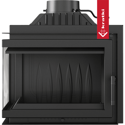 Kratki Kamineinsatz Gusseisen KRATKI SIMPLE links 8 kW Ø 200
