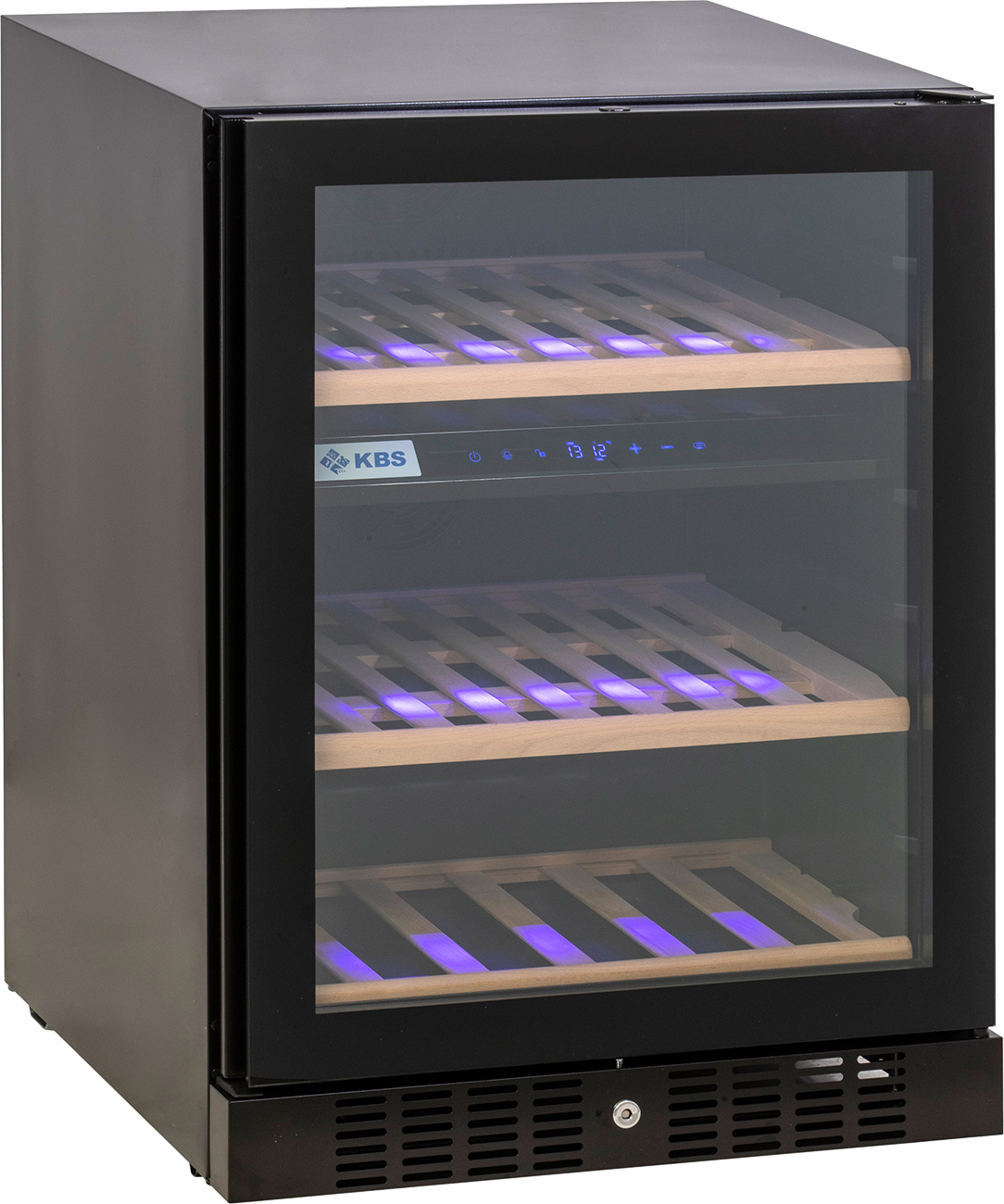KBS Gastrotechnik Weinkühlschrank 2 Temperaturzonen Vino 163
