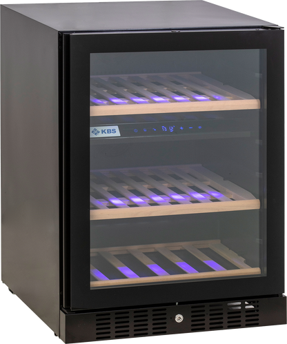 KBS Gastrotechnik Weinkühlschrank 2 Temperaturzonen Vino 163