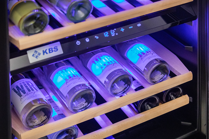KBS Gastrotechnik Weinkühlschrank 2 Temperaturzonen Vino 163