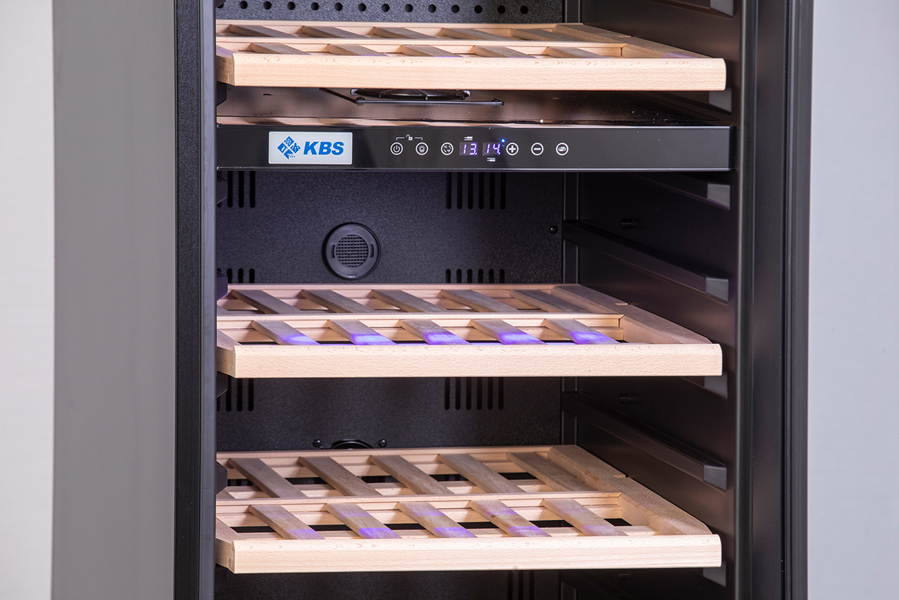 KBS Gastrotechnik Weinkühlschrank 2 Temperaturzonen Vino 444