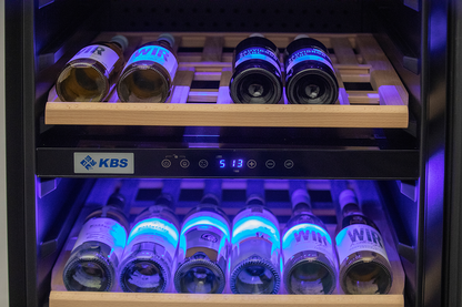 KBS Gastrotechnik Weinkühlschrank 2 Temperaturzonen Vino 444