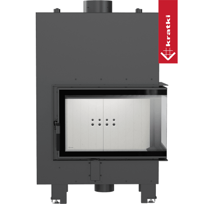 Kratki Wasserführender Kamineinsatz KRATKI MBM rechts 12 kW Ø 180