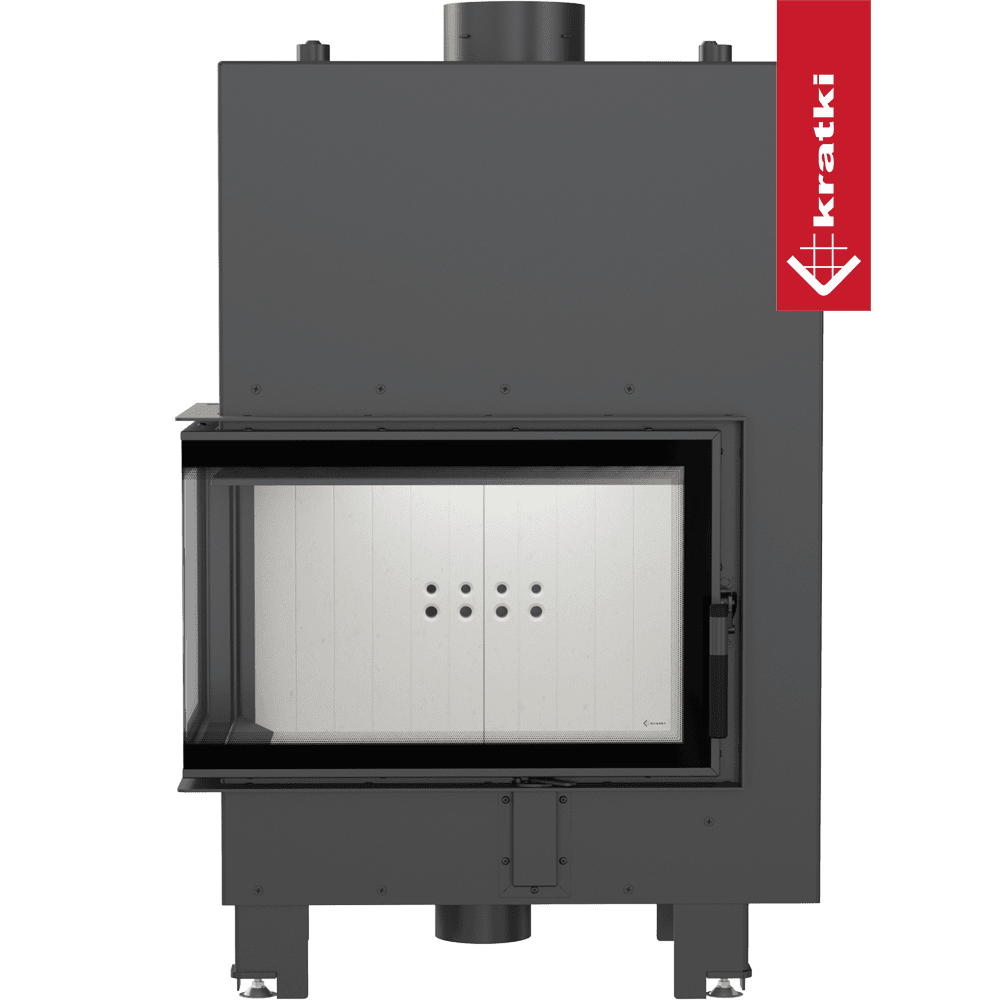 Kratki Wasserführender Kamineinsatz KRATKI MBM links 12 kW Ø 180