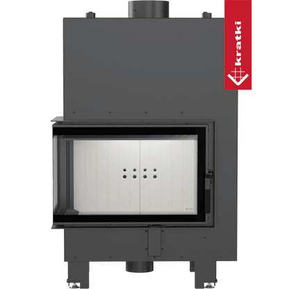 Kratki Wasserführender Kamineinsatz KRATKI MBM links 12 kW Ø 180