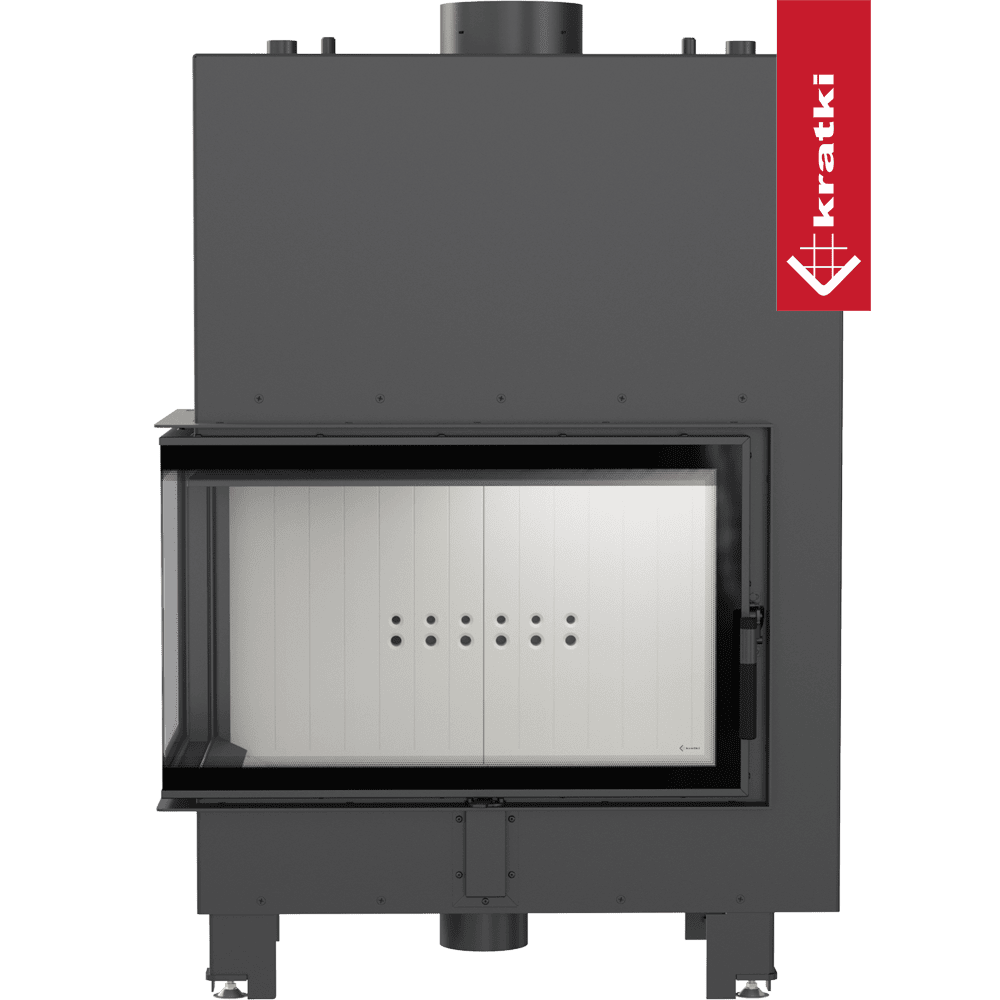 Kratki Wasserführender Kamineinsatz KRATKI MBO links 15 kW Ø 200