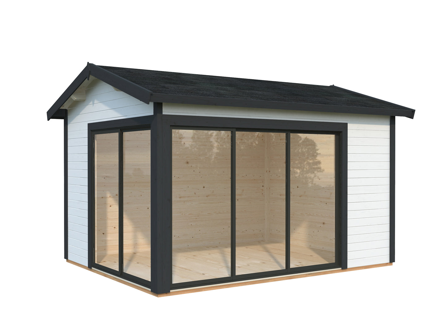 Palmako Amanda 11,2 m2 Slide - Transparent tauchgrundiert