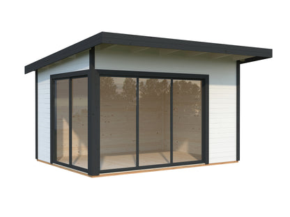 Palmako Andrea 11,2 m2 Slide Plus - Grau tauchgrundiert