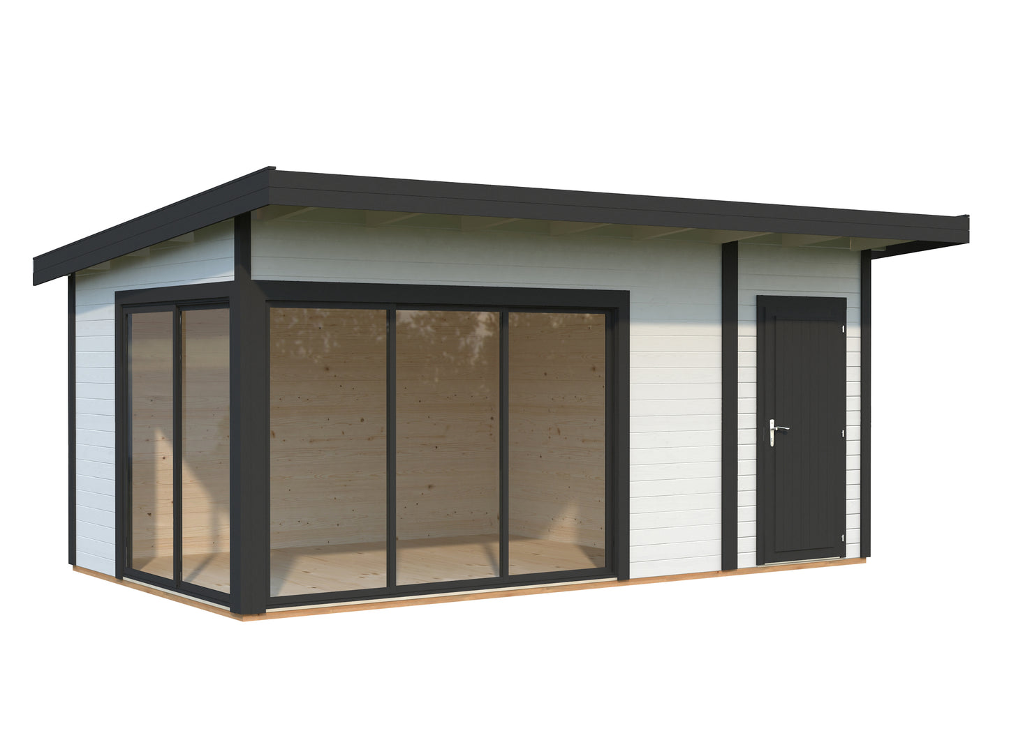 Palmako Andrea 15,2 m2 Slide Plus - Hellbraun tauchgrundiert