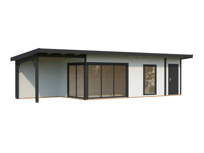 Palmako Andrea 21,1+7,9 m2 Slide - Naturbelassen