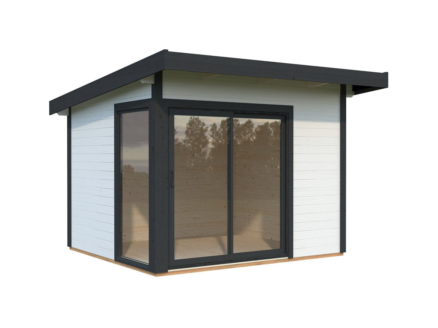 Palmako Andrea 7,5 m2 Slide Plus - Naturbelassen