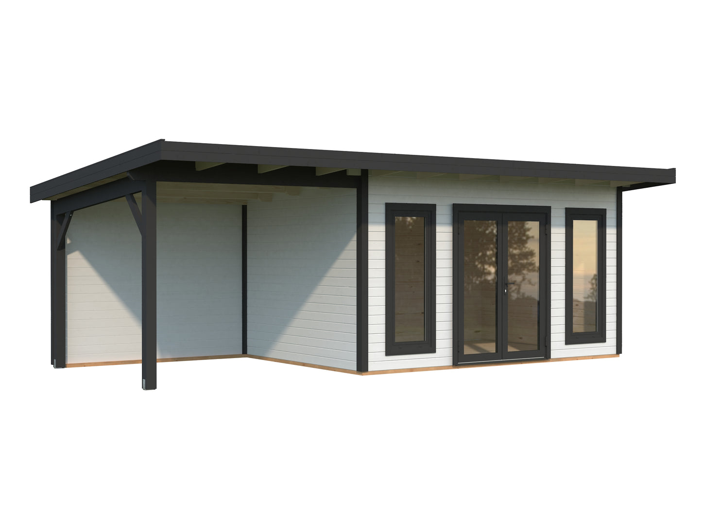 Palmako Aurelia 12,7+7,9 m2 - Naturbelassen