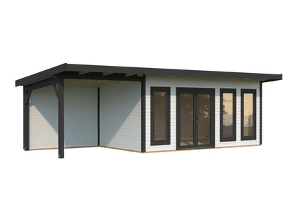 Palmako Aurelia 15,2+7,9 m2 - Naturbelassen