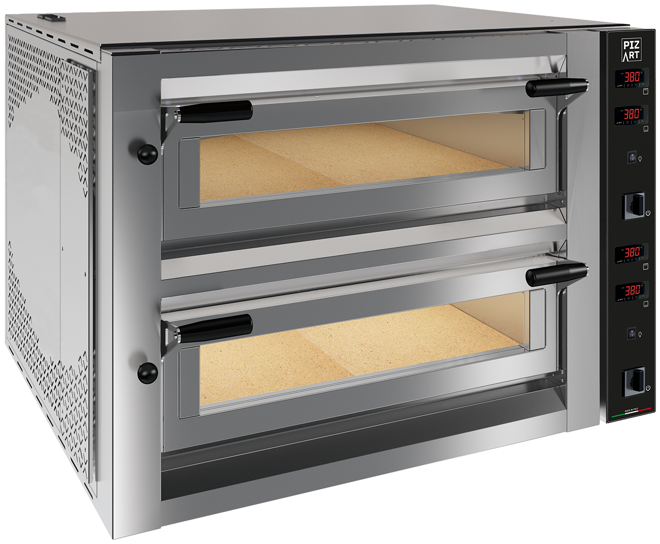 KBS Gastrotechnik Pizzaofen Master 9+9 für 18 Pizzen ø35cm elektro 27,3 kW