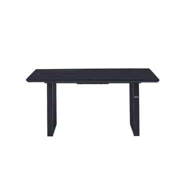 Home Deluxe Esstisch Eckig Ausziehbar AVENCIA inkl. U-Fuß - 160-200 x 100 cm Dark Oak