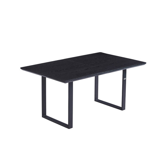 Home Deluxe Esstisch Eckig Ausziehbar AVENCIA inkl. U-Fuß - 160-200 x 100 cm Dark Oak