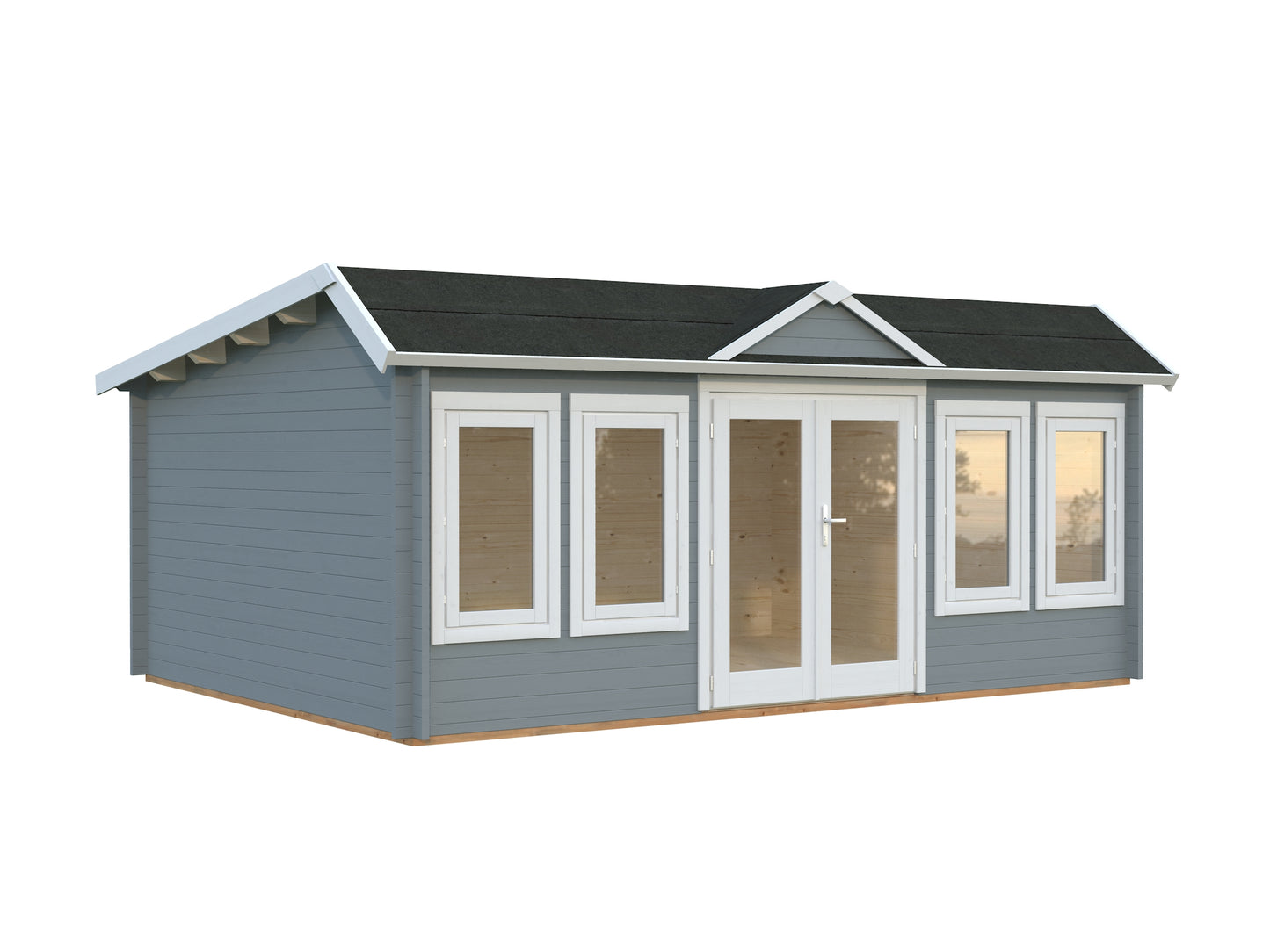 Palmako Claudia Pent 19,4 m2 - Grau tauchgrundiert