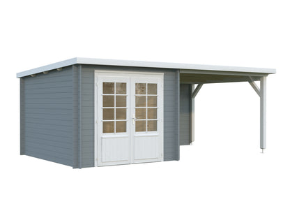 Palmako Ella 6,9+8,2 m2 - Transparent tauchgrundiert