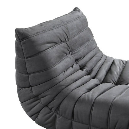 Home Deluxe Relaxsessel mit Hocker CHILL - Anthrazit