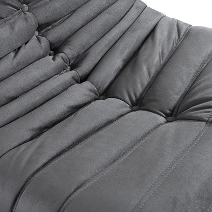 Home Deluxe Relaxsessel mit Hocker CHILL - Anthrazit