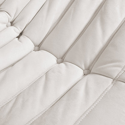 Home Deluxe Relaxsessel mit Hocker CHILL - Beige