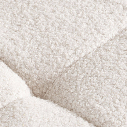 Home Deluxe Teddy Sofa Bouclé COMO - 236 x 68 cm Beige