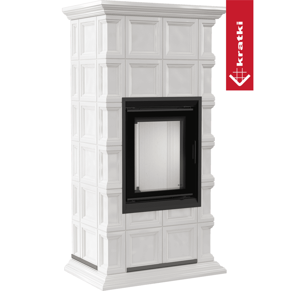 Kratki Kamineinsatz aus Stahl KRATKI NADIA MILANO 7 kW Ø 200