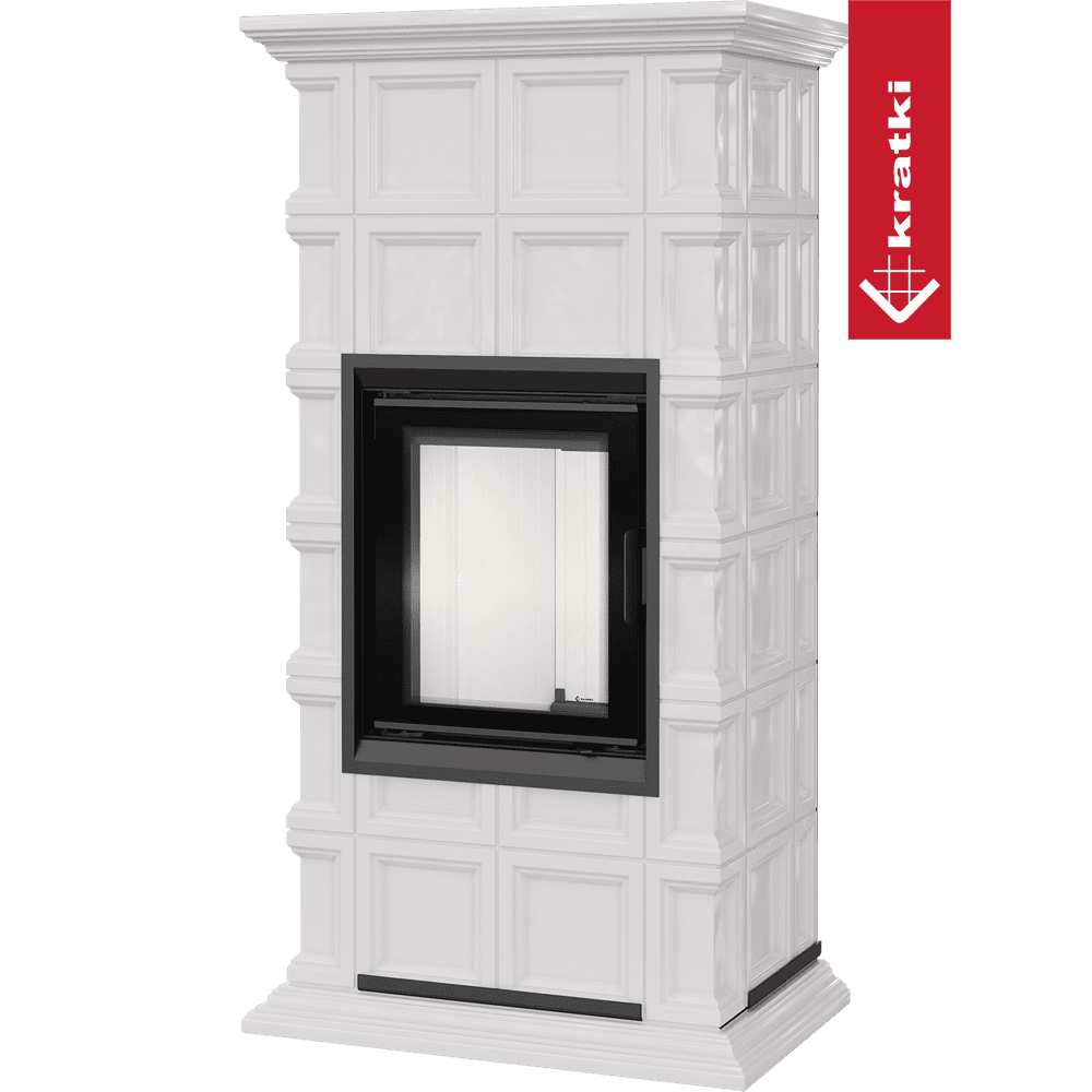 Kratki Kamineinsatz aus Stahl KRATKI NADIA MILANO 7 kW Ø 200