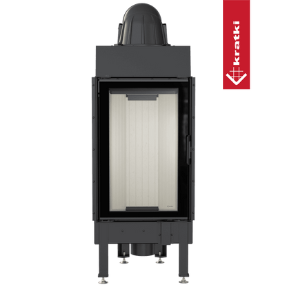 Kratki Kamineinsatz aus Stahl KRATKI NADIA 9 kW Ø 200 Doppelverglassung