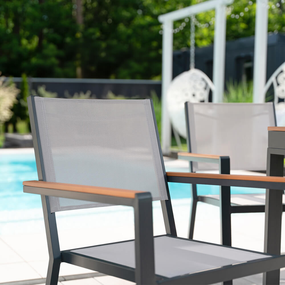Home Deluxe Gartenstuhl stapelbar SEDIA - 9erSet