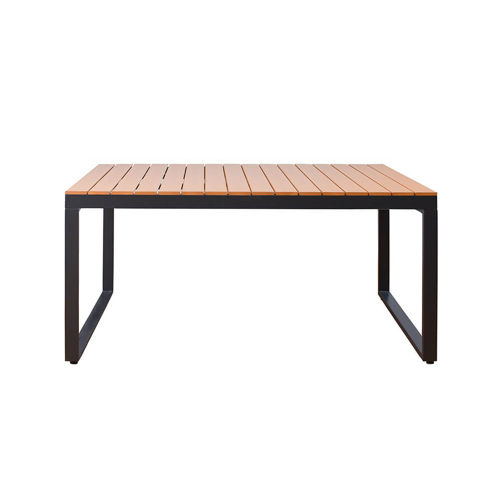 Home Deluxe Gartentisch in Holzoptik SIERA – 160 x 90 cm
