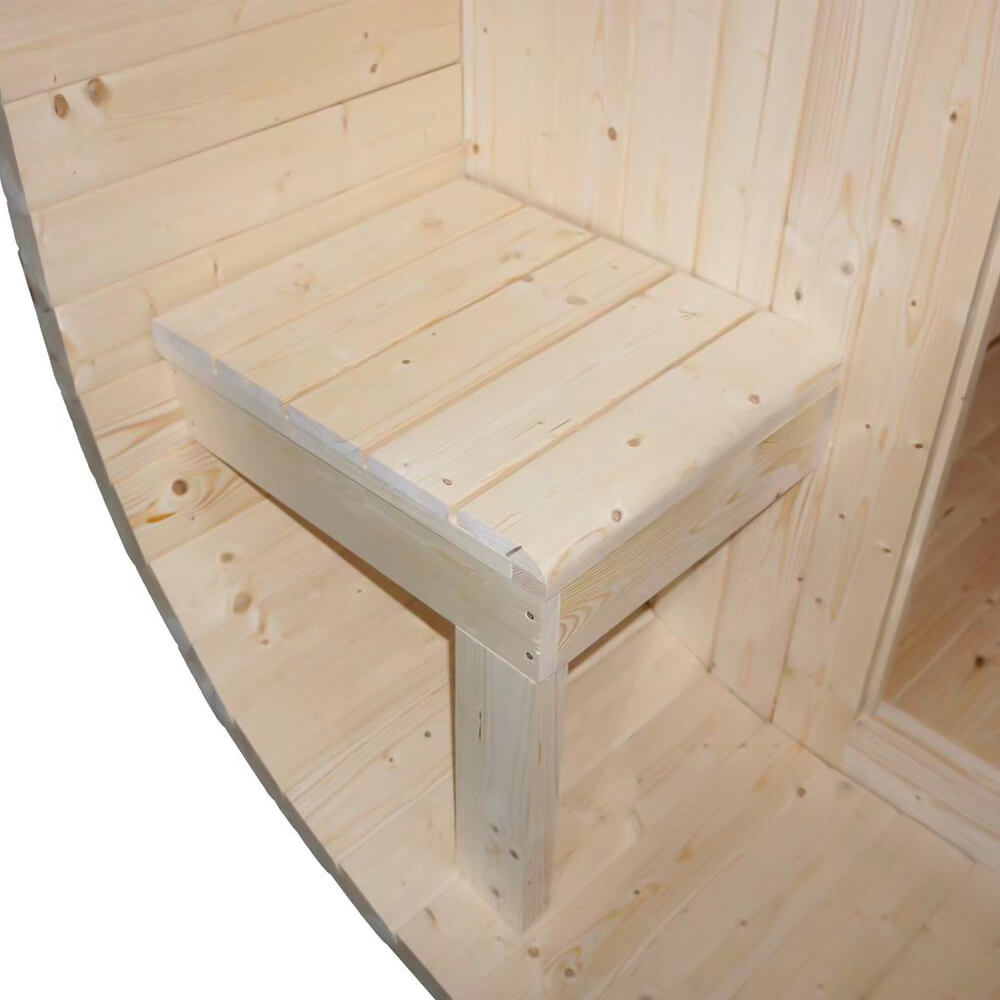 Home Deluxe Outdoor Sauna CUBE DELUXE L - 184 x 220 cm für 4 Personen