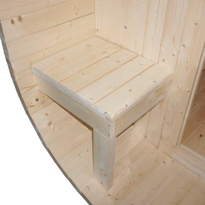 Home Deluxe Outdoor Sauna CUBE DELUXE L - 184 x 220 cm für 4 Personen