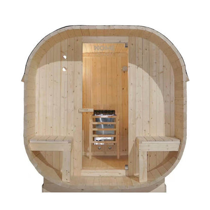 Home Deluxe Outdoor Sauna CUBE DELUXE L - 184 x 220 cm für 4 Personen