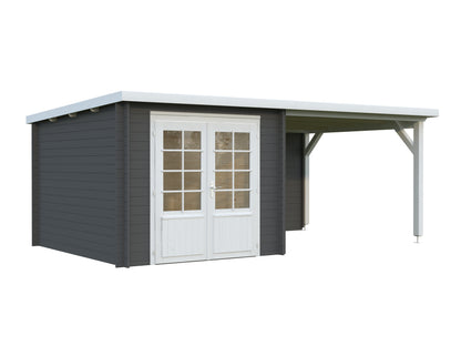 Palmako Ella 6,9+8,2 m2 - Transparent tauchgrundiert