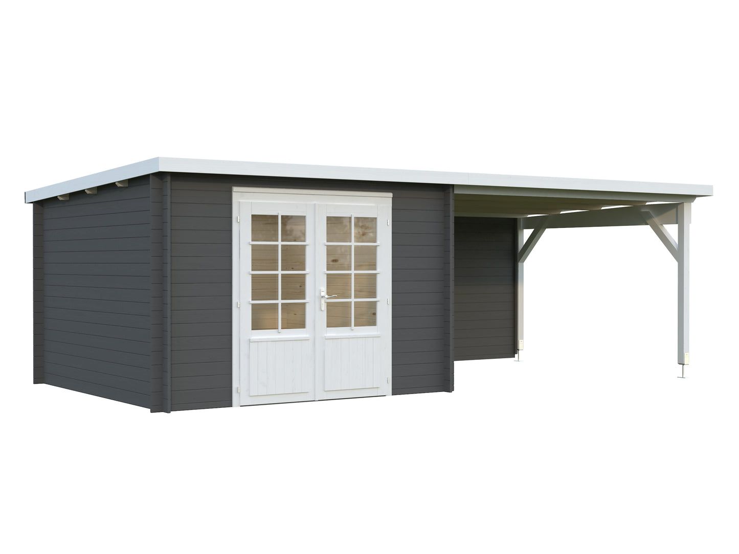 Palmako Ella 8,7+10,0 m2 - Transparent tauchgrundiert