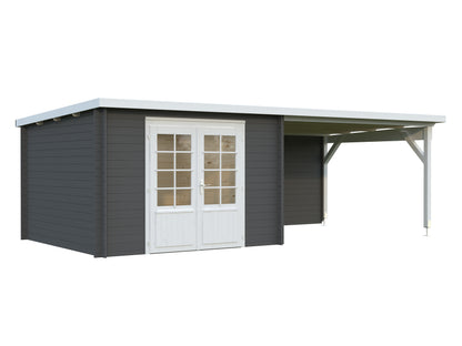 Palmako Ella 8,7+10,0 m2 - Transparent tauchgrundiert