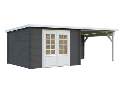 Palmako Ella 8,7+8,2 m2 - Transparent tauchgrundiert