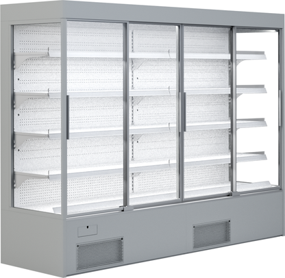 KBS Gastrotechnik Wandkühlregal Variant 257 mit Glasschiebetüren