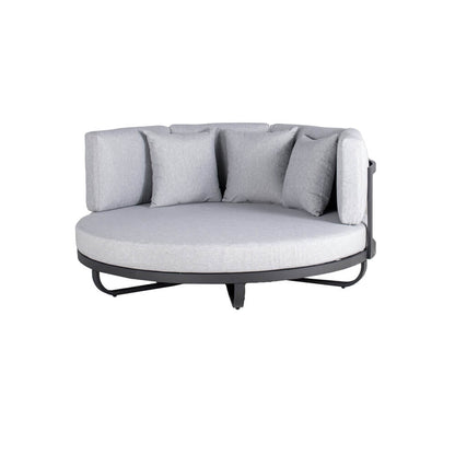 Home Deluxe Daybed Outdoor FLORIDA inkl. Beistelltische - Grau