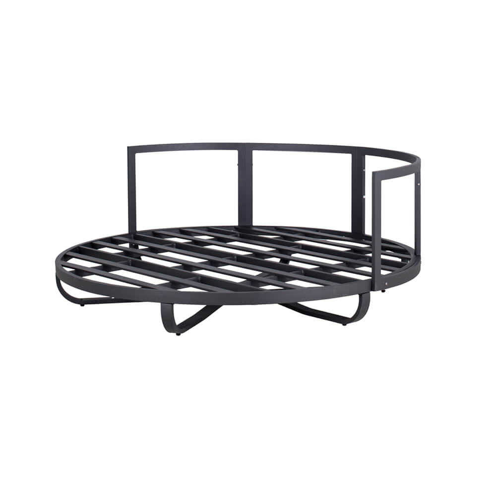 Home Deluxe Daybed Outdoor FLORIDA inkl. Beistelltische - Grau