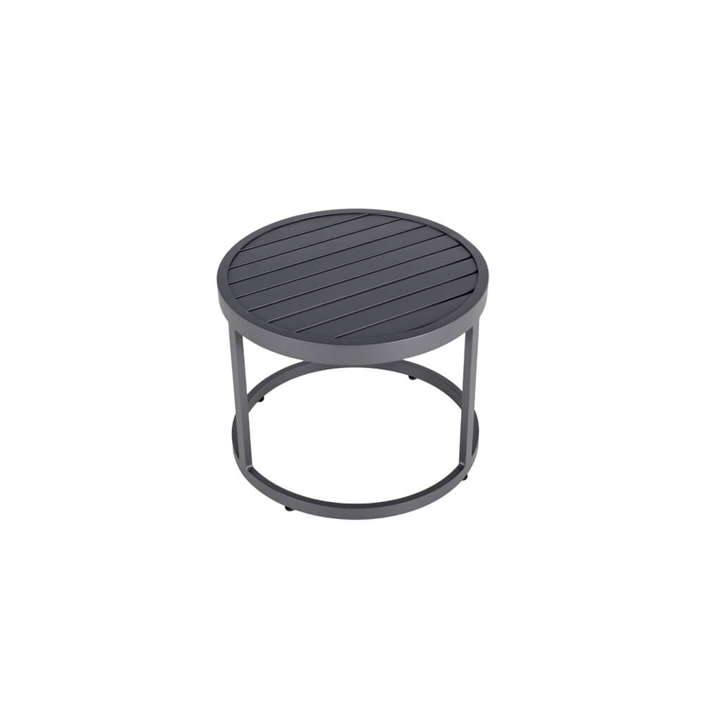 Home Deluxe Daybed Outdoor FLORIDA inkl. Beistelltische - Grau