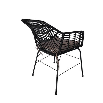 Home Deluxe Gartenstuhl inkl. Sitzkissen TARA - 10er Set