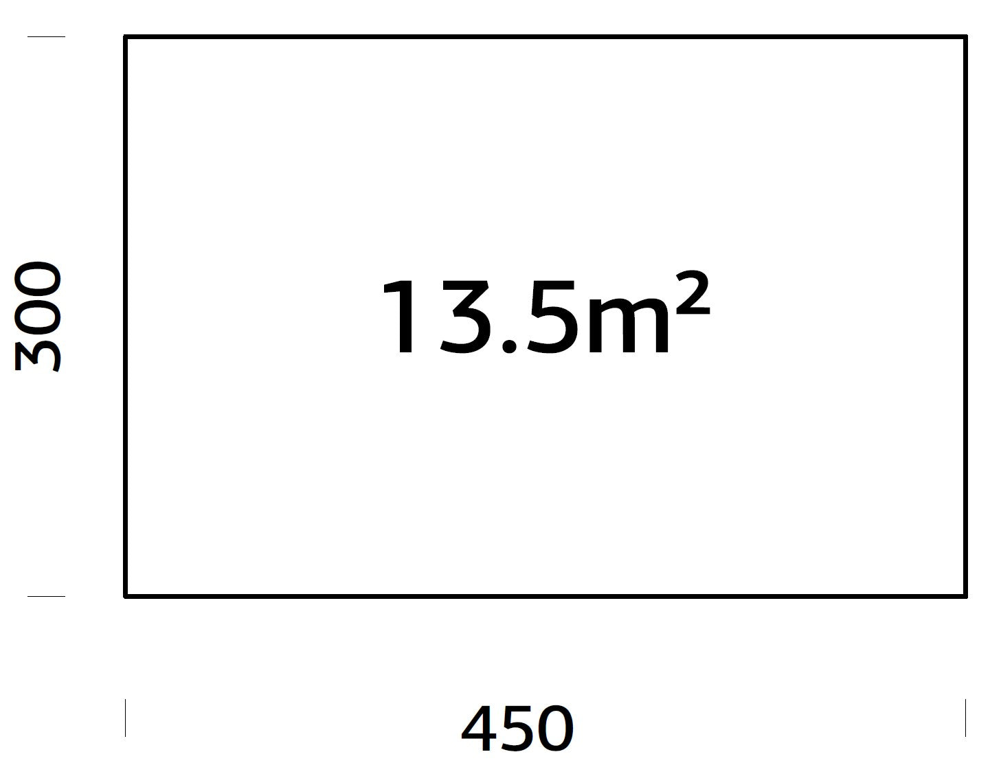 Palmako Fundamentrahmen 4,5x3 m (inkl. LogFoot) - Hellbraun tauchgrundiert