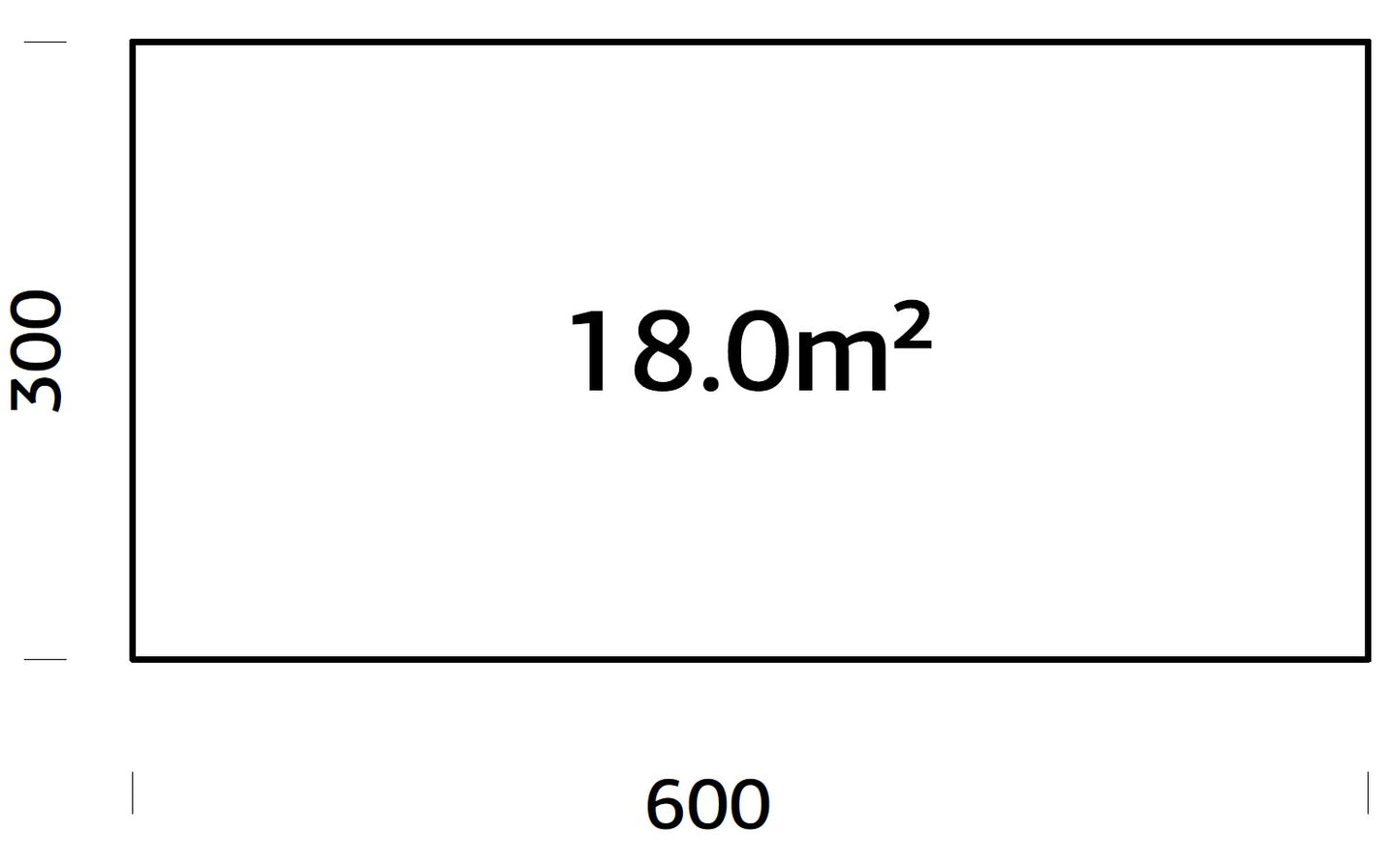 Palmako Fundamentrahmen 6x3 m (inkl. LogFoot) - Hellbraun tauchgrundiert