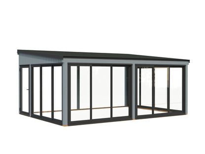 Palmako Lumi 23,3 m2 Slide Plus - Naturbelassen