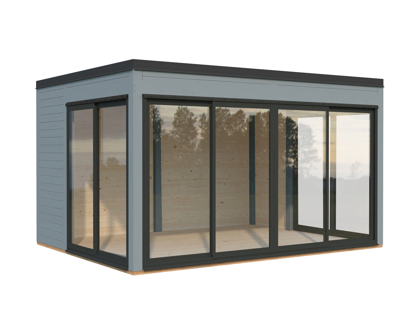 Palmako Serena 12,6 m2 Set 2 Slide - Transparent tauchgrundiert