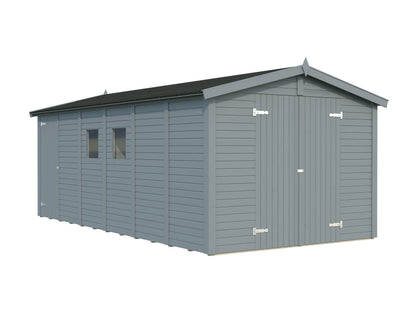Palmako Dan 14,7 m2 - Grau tauchgrundiert