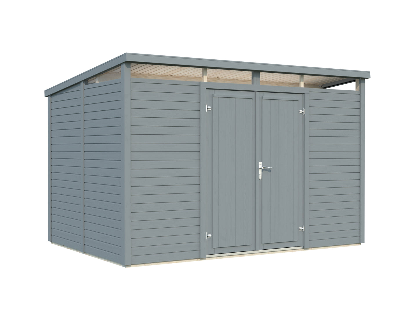 Palmako Elias 7,3 m2 - Lackiert hellgrau RAL7042