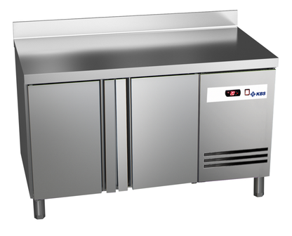 KBS Gastrotechnik Kühltisch Ready KT2000 mit Arbeitsplatte, Aufkantung 2 Türen